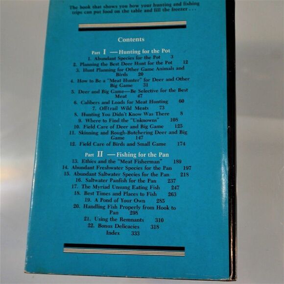 Hunting for Pot Fishing for the Pan Byron Dalrymple 1981 HC DJ Survival Prepper - Picture 3 of 12